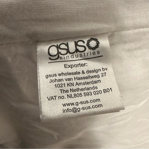 GSUS SINDUSTRIES Lined Windbreaker Full Zip Hoodie Watercolor Colorful Blur S - Picture 11 of 12